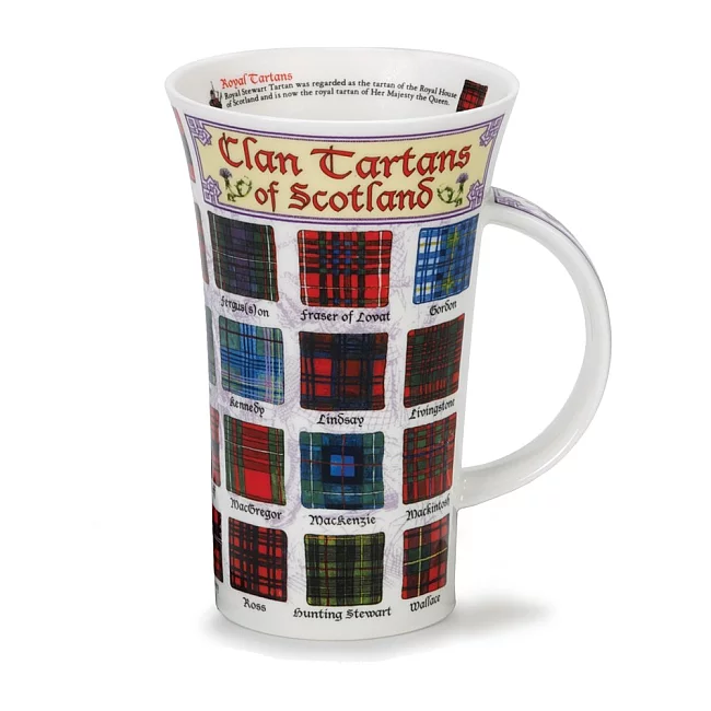 Clan Tartans Of Scotland hrnek
