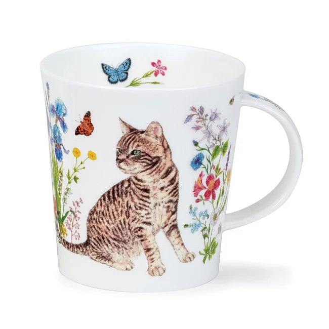 Floral Cats - Tabby hrnek 0.32 l