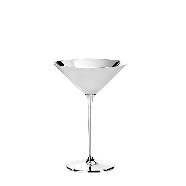 Postříbřený pohár na koktej a Martini 16.5 cm