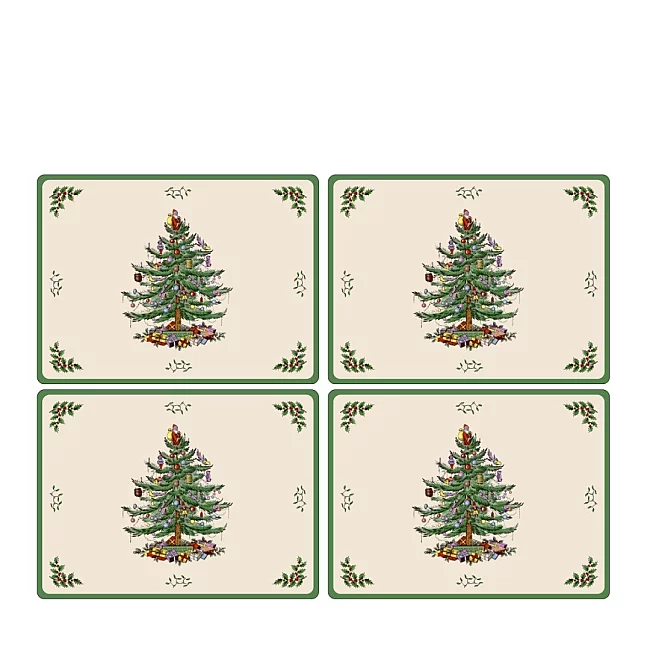 Sada 4 prostírání Christmas Tree 40,1 x 29,8 cm