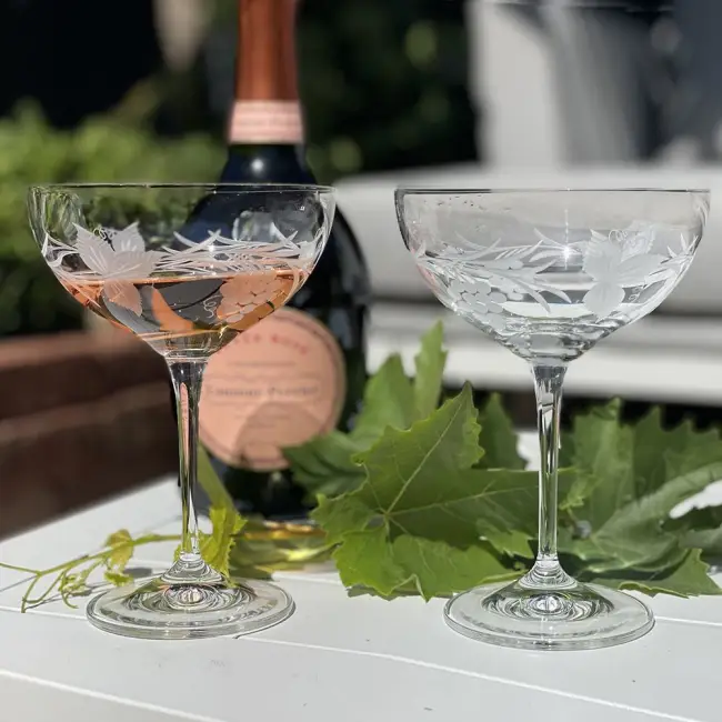 Sada dvou misek na šampaňské 0.21 l