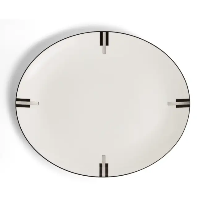 Oválný servírovací talíř 33x28 cm