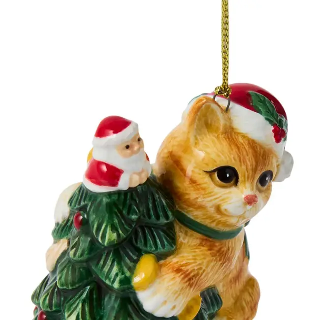 Cat grabbin dekorace 8.2 cm