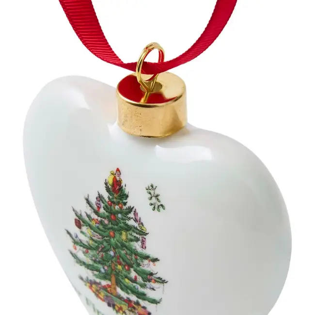 Puffed heart dekorace 8 cm